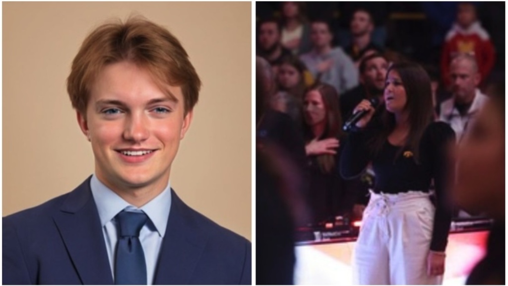 side-by-side images of John Wombacher and Alix Bushard